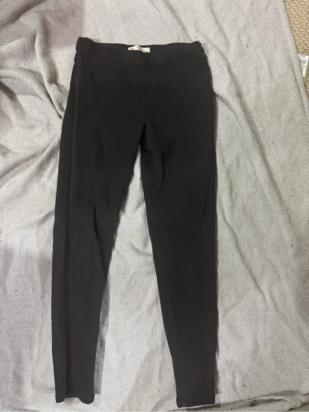 Levi's Pull-On Jeggings, Black, Girls Size 14